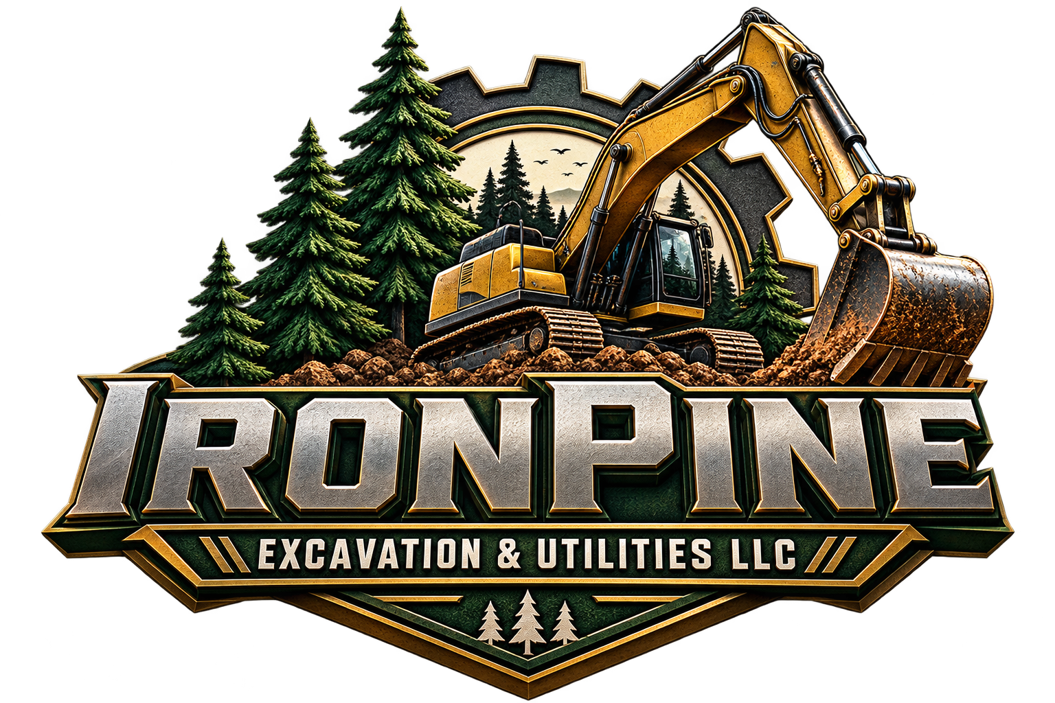 IronPine Excavation & Utilities LLC logo